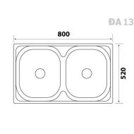 ban ve thong so chau rua chen bat inox sus304 tan a dai thanh rossi dx12052