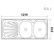 ban ve thong so chau rua chen bat inox sus304 tan a dai thanh rossi dx12150