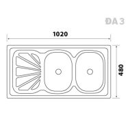 ban ve thong so chau rua chen bat inox sus304 tan a dai thanh rossi dx12152