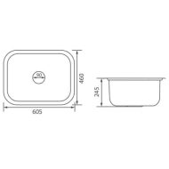 ban ve thong so chau rua chen bat inox sus304 tan a dai thanh rossi dx41002a