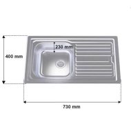 ban ve thong so chau rua chen bat inox sus304 tan a dai thanh rossi dx41101