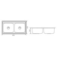 ban ve thong so chau rua chen bat inox sus304 tan a dai thanh rossi dx42004