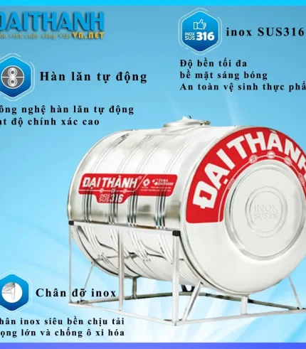 bon chua nuoc inox sus316 tan a dai thanh nam ngang