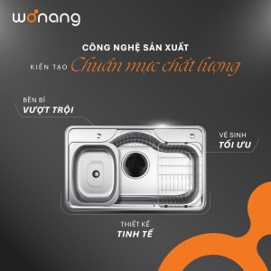 Banner chau rua chen bat inox dai thanh