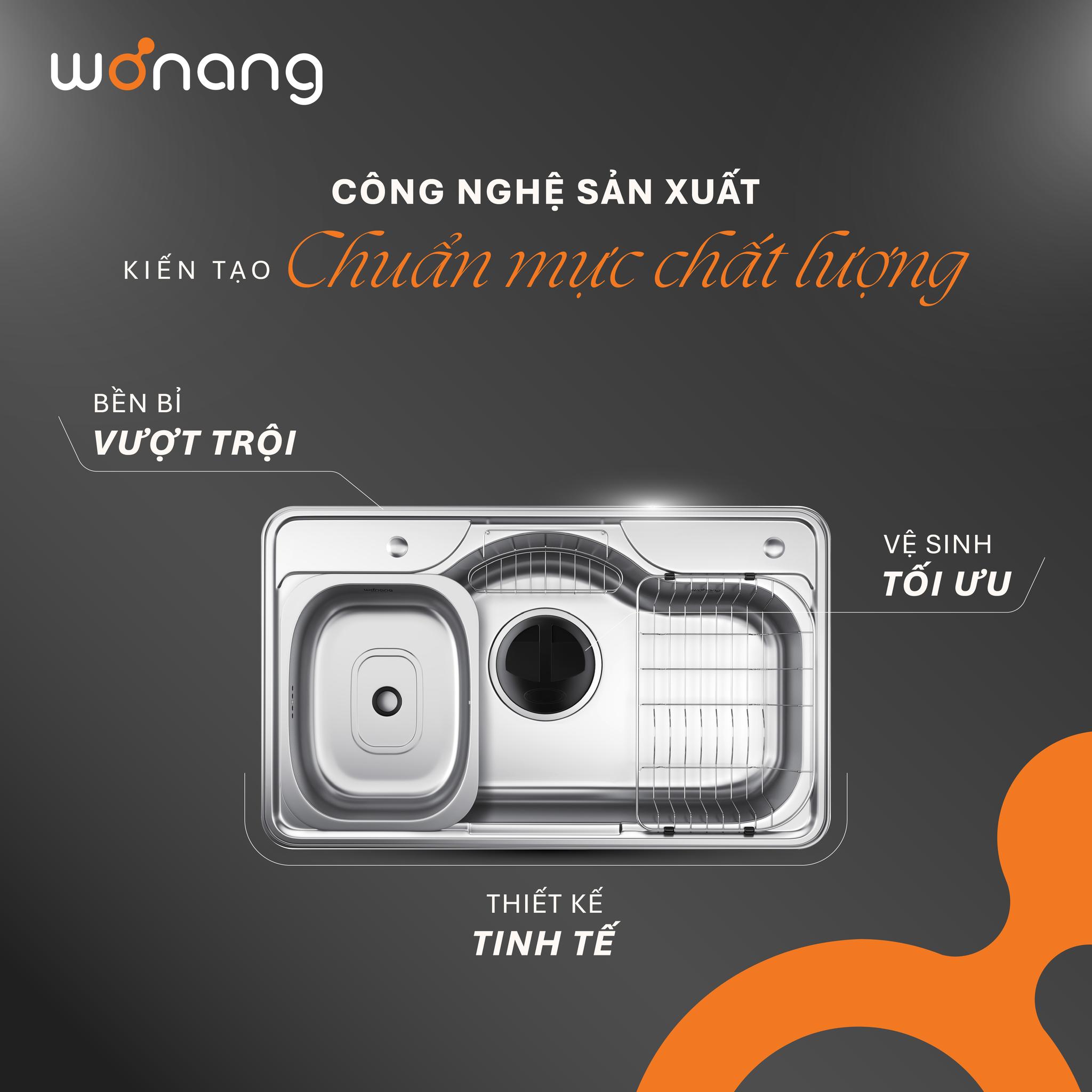 Banner chau rua chen bat inox dai thanh